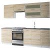 kuchynska linka dub sonoma biela fabiana 01