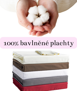 100% bavlnené plachty