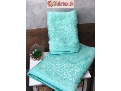 Bambusový ručník - osuška Tyrkysová