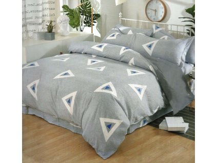 DOUBLE TRIANGLE krepové povlečení 7 set