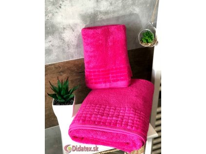 Exclusive froté ručník,osuška - růžová 50x90 cm