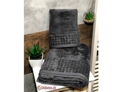 Exclusive froté ručník,osuška - tmavě šedá