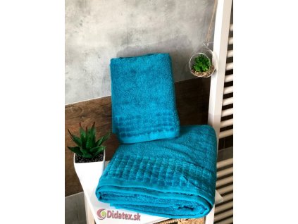 Exclusive froté ručník,osuška - tyrkysová 50x90 cm