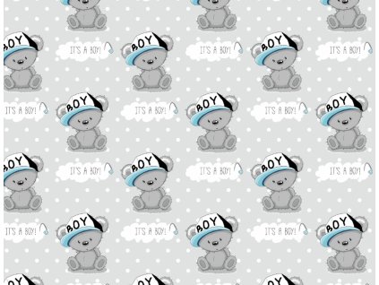 IT' S A BOY dětské bavlněné povlečení (Rozmer obliečok 90x135 cm, Obsah balenia Set Balenie)