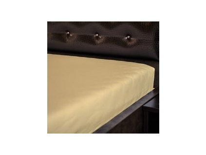 Jersej nepromokavá napínací plachta Cappucino tmavá 42