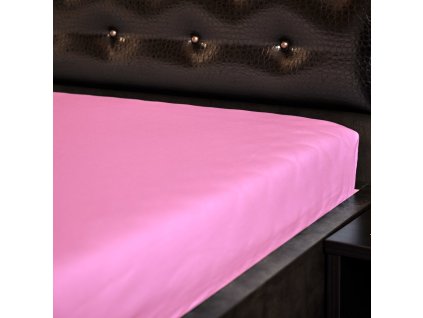Jersey prostěradlo - růžová 13 (Rozmer 60x120 cm)