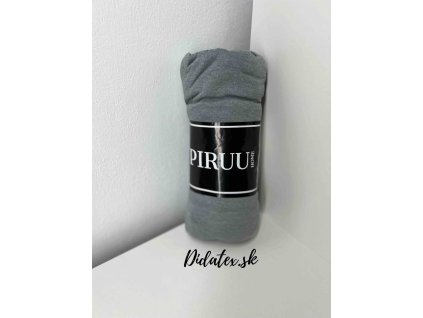 580 jersey plachta 90x200cm light grey