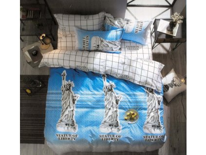 NEW YORK bavlněné povlečení DeLuxe 140x200 cm
