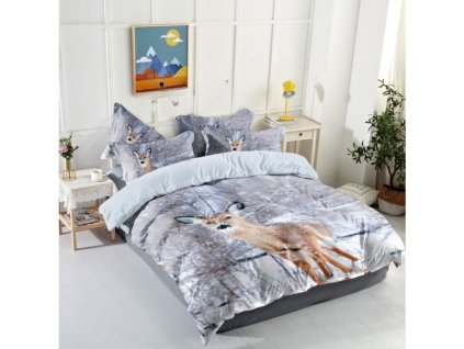 2533 srnka foto obliecky 140x200 cm 3 set balenie