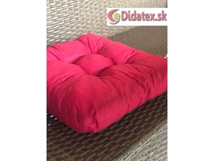 B - Podložka na židli - Červená