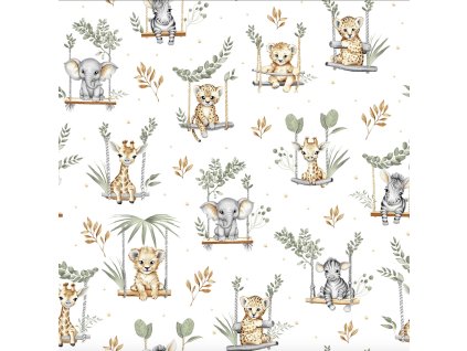 animals bavlnene detske obliecky 2