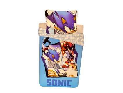 Bavlněná prostěradla DISNEY SONIC (Obsah balenia Štandardný rozmer 1x 140x200 + 1x 70x90)