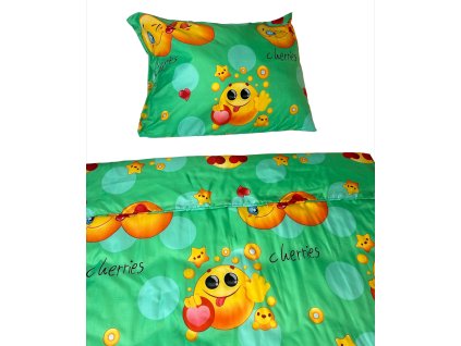 emoji green obliecky z mikrovlakna