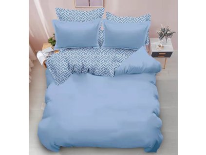 3211 1 light blue obojstranne obliecky 140x200 cm obliecka na vankus 40x50 cm zadarmo