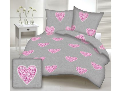 Bavlněné Povlečení LILI DeLuxe (Obsah balenia Štandardný rozmer 1x 140x200 + 1x 70x90)