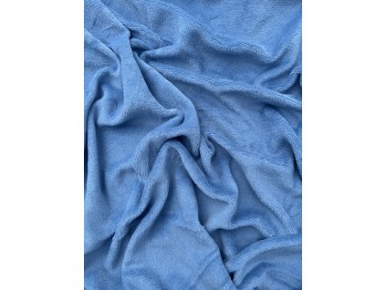 Prostěradlo z mikrofleecu modré (Rozmer 140x200 cm)
