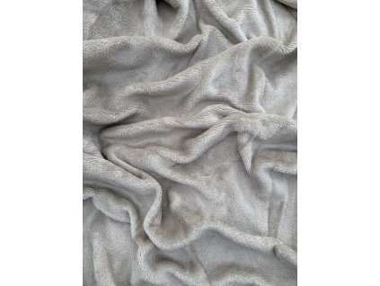 Prostěradlo z mikrofleecu Světle hnědé (Rozmer 140x200 cm)