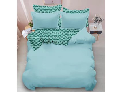 3202 mint obojstranne obliecky 140x200 cm obliecka na vankus 40x50 cm zadarmo