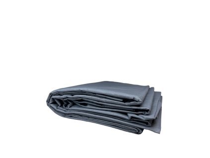 pevna bavlnena plachta tmavosiva