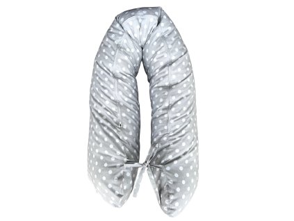 tehotensky vankus bodka siva didatex