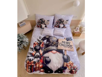 PILLAR - Černá s dárky (Rozmer obliečok 140x200 cm, Obsah balenia 3 Set Balenie)