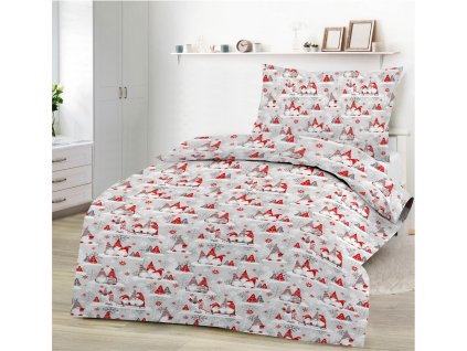 21387 vianocny skriatok cerveny bavlnene obliecky deluxe