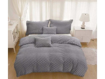 22499 zora mikroplysove obojstranne obliecky tmavosive