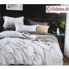 GREY FLOWER flanelové povlečení DeLuxe 140x200 cm 3 Set Balení