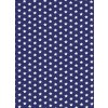 HVĚZDA tmavě modrá bavlněná látka DeLuxe