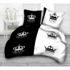 QUEEN AND KING BLACK-WHITE foto povlečení