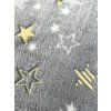 deka svietiaca hviezdicka siva detail
