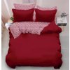 3208 red obojstranne obliecky 140x200 cm obliecka na vankus 40x50 cm zadarmo