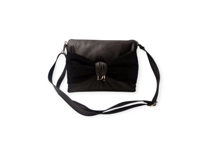 Černá crossbody s mašlí