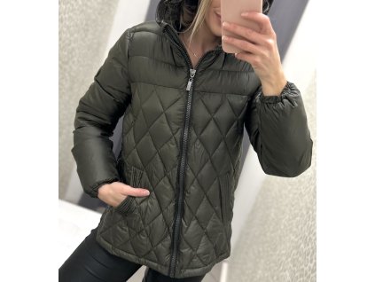 Zimní khaki bunda