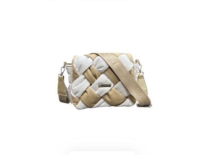 Crossbody kabelka s proplétaným designem