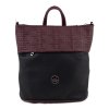 Batoh-kabelka černá/bordo