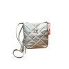 Stříbrná crossbody kabelka
