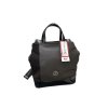Dámský batoh–kabelka 2v1 černo-hnědý