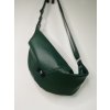💚 Zelená kožená kabelka eMKa bag – minimalistický design