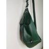 💚 Zelená kožená kabelka eMKa bag – minimalistický design