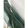 💚 Zelená kožená kabelka eMKa bag – minimalistický design