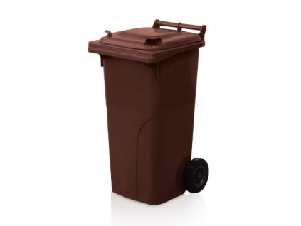 Popolnice 120 litrov hnedá