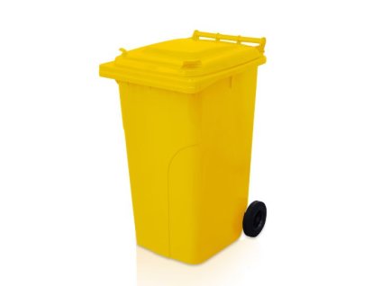 Popolnice 240 litrov žltá