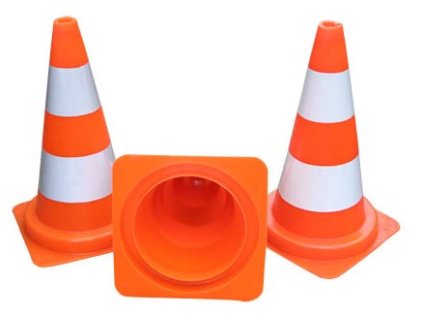 Cestný kužeľ 50 cm, baliace jednotka 4 kusy