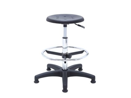57891 zvysena laboratorni stolicka pol special ch cerna