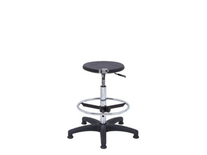 57981 zvysena laboratorni stolicka tech special cerna