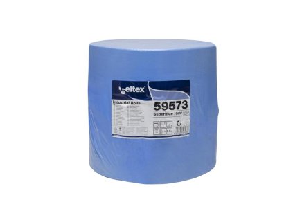 Priemyselná papierová utierka CELTEX SuperBlue 1000, šírka 36cm, 3vrstvy - 1ks