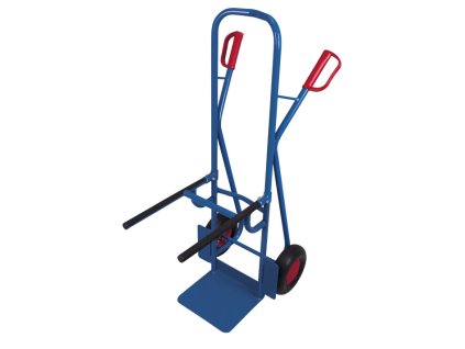 Rudl na židle s dušovými koly, do 250 kg, Variofit, modrá/antracit (Barva antracit RAL7016)