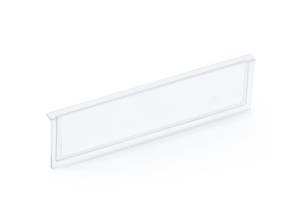 Čelná regálová prepážka 23,4x9 cm