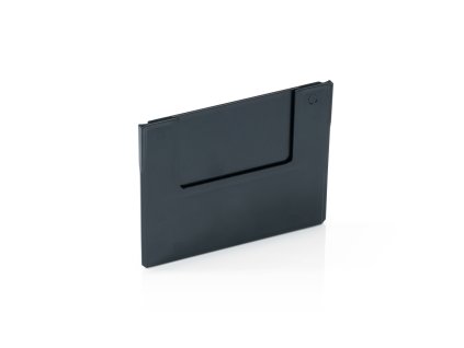 Vnútovná prepážka regálového boxu, 23,4x9 cm čierna